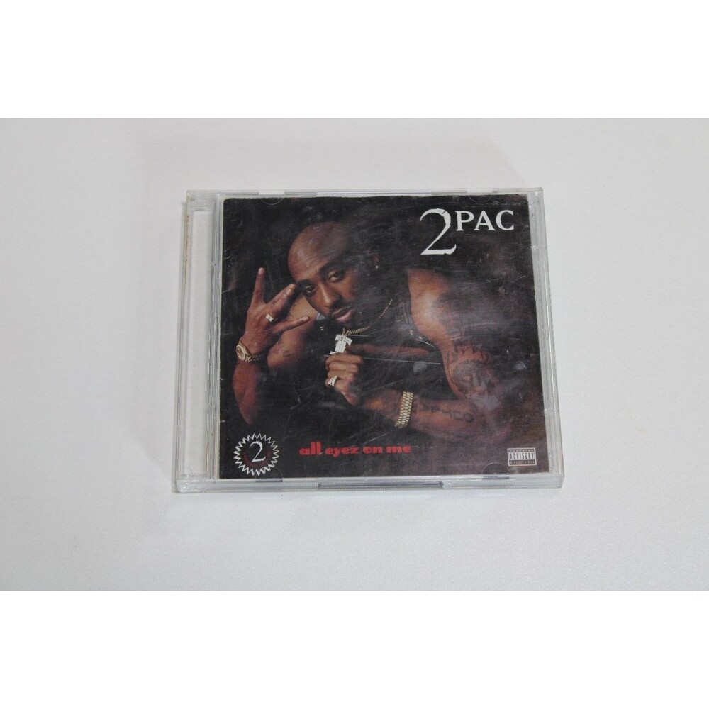 2PAC – All Eyez On Me CD 1996 Double Album Hip Hop Death Row Records